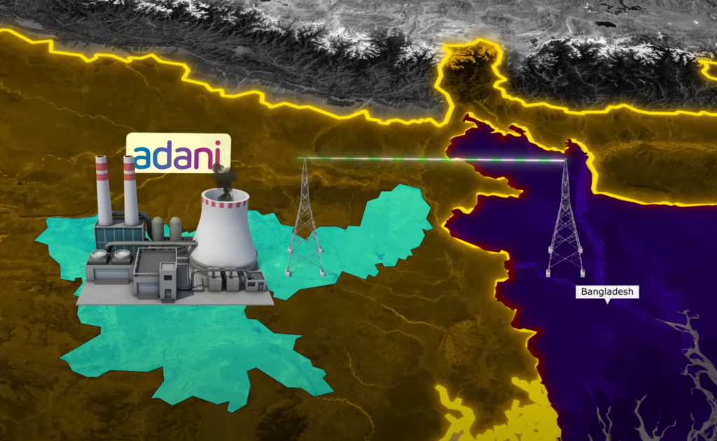 Adani power supplying current to bangladesh,బాంగ్లాదేశ్ లో కరెంటు కట్